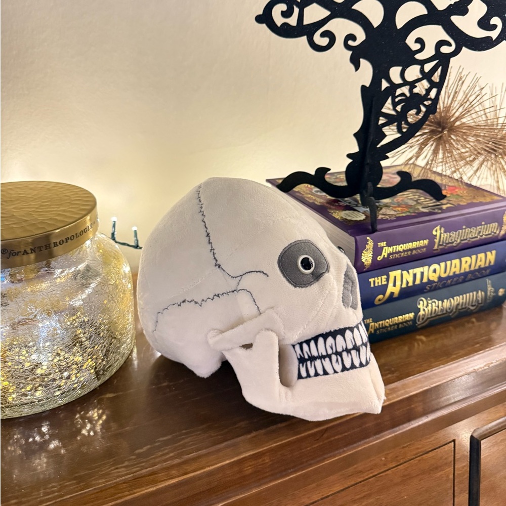 Giant White Skull Plushie